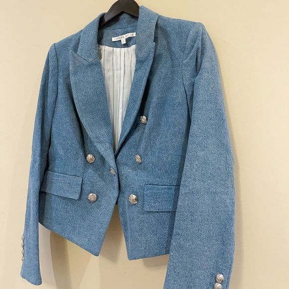 VERONICA BEARD Cooke Double-Breasted Dickey Jacket US8 - Picture 5 of 9